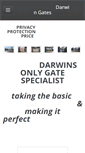 Mobile Screenshot of darwingates.com