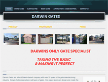 Tablet Screenshot of darwingates.com